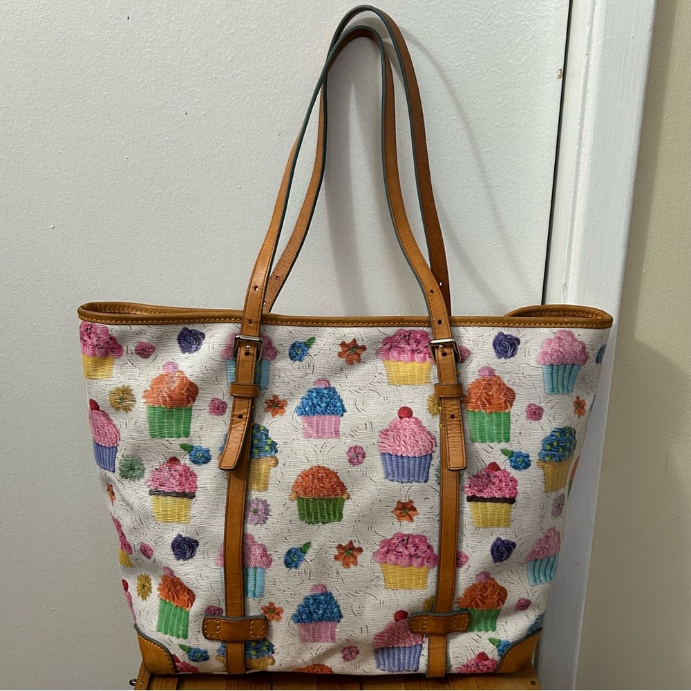 Dooney & Bourke Colorful Cupcake Tote - Picture 3 of 16
